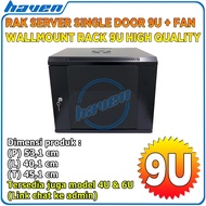 Wallmount Rack Server 9U Wallmount Rack 9U 9U Single Glass Door Server Rack/ Single Door Server Rack