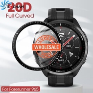 [Wholesale] For Garmin Forerunner 965 Watch Screen Protector Film/ 3D Curved Smartwatch Full Screen Composite Film/ High Definition Anti Fingerprint Transparent Watch Film