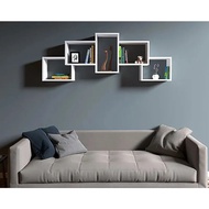 BOLD Wall Shelf Choose Color White/Black Juno Sofa CTKT204 KT 161.8cm x 60cm x 20cm