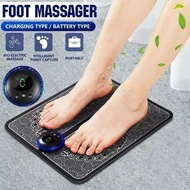 EMS Foot Massager Alat Pijat Kaki Elektrik Terapi Akupuntur Refleksi Kaki Getar Elektric