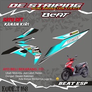 Motorcycle Sticker Striping Cool Balab Motif Street EspBEAT Semifull T168