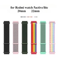 (50 Color)Redmi Watch 5  Lite 22mm 20mm  Nylon  Watch Band Redmi Watch 5 Active Watch Strap Samsung 