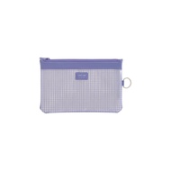 LIHIT LAB Mesh Pouch Zippered Case, B6S, Blue-Violet, F244-Ba