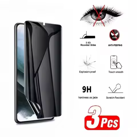 3Pcs Privacy Hydrogel Film for Samsung A13 A15 A23 A34 A35 A42 A55 A72 Screen Protector For Samsung 