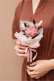 | 母親節花束 |  - 永生康乃馨 - 永生花 單支花束 (三色)