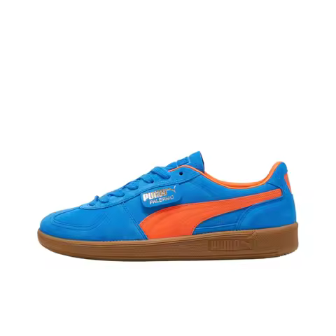 PUMA Palermo Abrasion Resistant Low top German Army Trainers Unisex Blue 396463-25