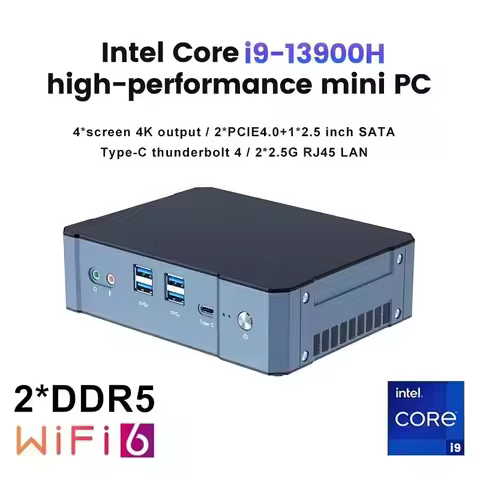 Intel Core i9 NUC Mini Gaming PC 13900H Dual Lan 13Th Office Gamer Desktop Mini PC Windows11 Mini Co