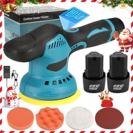 Wireless Car Polishing Machine, 6-Inch Mini Polishing Machine Kit, Including 2 Pieces 12V Rechargeab