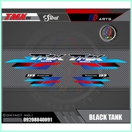 ✢ ✸ ♞,♘Honda TMX 155  "Sibat"  : Customized Motorcycle Decals, Laminated, NO Fade, with Freebies