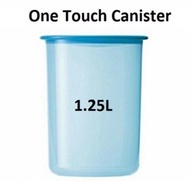 TUPPERWARE Airtight One Touch Canister Junior 1.25L with cover Air Liquid Tight