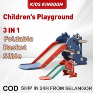 Foldable Slide for Kids Gelongsor Kanak Kanak Playground Kids Indoor Basket Gelongsor Set Playground