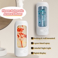 Eternal Flower Aromatherapy Diffuser Wall Mount Automatic Air Freshener Rechargeable Aroma Diffuser 