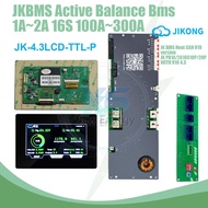 BMS Pintar JK V19 PB2A16S15P new 4.3 LCD Baki Aktif Active Balance for 8S-20S Li-Ion/Lifepo4/LTO Bat