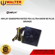 INPLAY GS650PRO RATED PSU ULTRA 650W 80 PLUS BRONZE