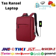 Tas Laptop 13 inch 14 inch 15.6 inch Ransel Pria Kuliah Backpack