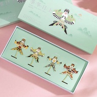 funny gift for friends teacher day gifts ideas Wenchuang Chinese style gift gift metal bookmark gift