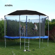 [AJAZ] Waterproof Trampoline Tent Cover Tearproof Awning for 10ft Trampoline 6 Pole Sunshade Protect