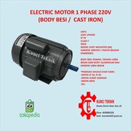 Jiayu 1.5HP 1.1KW 1PHASE 2POLE Electro MOTOR/DINAMO/ B3 Induction MOTOR ORIGINAL