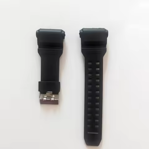 Watch Band Suitable for LOKMAT ATTACK SRTAP Strap TPU Removable Watch Strap Black WatchBand Accessor