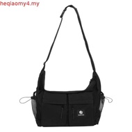 Fertig - Hilly Black Sling Bag - Men's Multi-Pocket Black Sling Bag, Holds a Lot