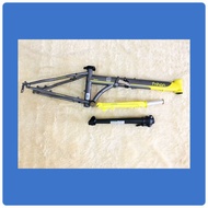 Fnhon Storm Fork Frame Gray Yellow And 2nd Hp post Handle Gray Color