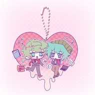 Your Turn To Die Heart Anime Keychain Kimigashine Acrylic Key Chain Hiyori Sou Tsukimi Makoto Key Ri