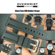 สายนาฬิกาแบบยางรุ่น PAM FKM Rubber Straps