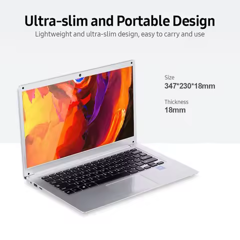 TOPOSH 14 Inch Laptop Intel Celeron N4020 IPS Screen 4GB+64GB Windows 10 Notebook 5G WIFi Mini PC La