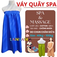Spa Strapless Dress - High Quality Cotton - Bao Duy Cotton Spa Strapless Dress - Welded Cotton, Soft