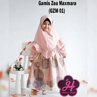 GZM - ZEA MAXMARA SYARI GIRLS' GAMIS SET BY LATEST HIJABJasmine