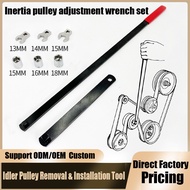 8Pcs Set Car Idler Pulley Adjustment Wrench Serpentine Belt Tension Tensioner Adjust Tool Extension 