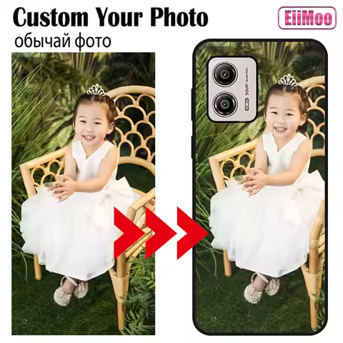 Custom Photo Case For Motorola Moto G84 G54 G34 G14 G82 Edge 30 40 Neo Pro G62 G24 G04 Power Ultra 5