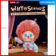 POPMART Crybaby WHY SO SERIOUS Series Vinyl plush pendant pop mart crybaby keychain gift