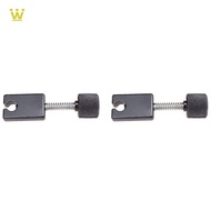 [caesar_orlando.my]2 Pcs Black Bridge Saddle for Headless Bass Bridge Accessories Replacement Parts 