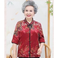 restock 0108 CNY Wealthy Cheongsam Baju Imlek Baju Mama Baju Nenek