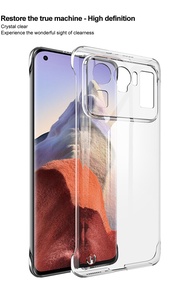 Xiaomi Mi 13 / Pro / 12 / 12x / 11T / 11T Pro / 11 Ultra / Mi 10 Pro / Mi 10 - Imak Crystal Clear Pro Version Full Coverage Hard Case Transparent Casing Cover Shock Resistant Lanyard Hole *Free Screen Protector With Every Mi 10 / Mi 10 Pro Case Purchased*