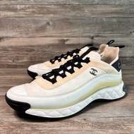 Chanel 香奈兒 24s 黑白熊貓 休閒鞋 運動鞋 白金色 44碼