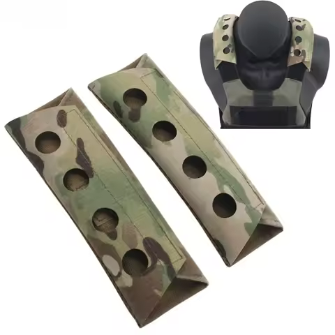 1 Pair Laser Cutting Tactical Vest Composite Shoulder Pads Airsoft FCSK FCPC LV119 Vest Plate Carrie