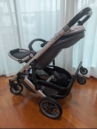 UPPAbaby CRUZ V2 Stroller with Piggy Back Board.