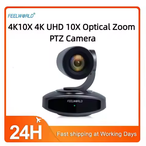 FEELWORLD 4K10X 4K PTZ Live Camera Support H.264 H.265 Video Compression Remote Upgrade Restart Rese