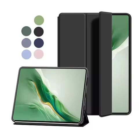 Smart Case For Huawei Honor MagicPad 2 12.3 inch 2024 PU Leather Folding Stand Magnetic Cover For Ho