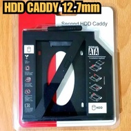12.7mm Sata Dvd Slot to Hdd Slot SSD Caddy Adapter ssd to cd hdd Laptop 12.7mm HDD Caddy