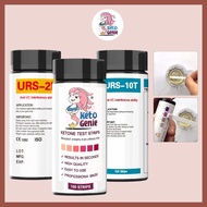 KETOGENIE Ketone Keto Urine Test Strips (100 strips) URS-1K/URS-2K/URS-10T- Keto Diet, Paleo Diet MY