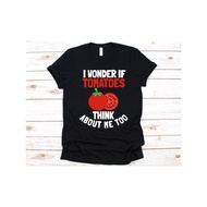 Tomato Lover's Tee - Featuring Tomato Plant & Cherry Tomato Designs