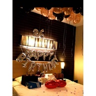 Simple Happy Birthday Decoration Bedroom/ Decoration Simple Bedroom