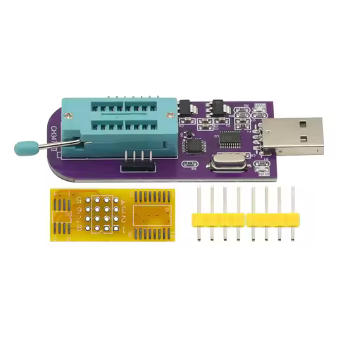 CH347 Programmer with V1.8V Level Conversion for EEPROM BIOS USB Programmer 24 25 Series Flash,Repla