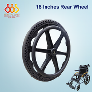 Hospital Wheelchair Solid and Rear Wheel -  6 Inches and 8 Inches (Solid) 14 Inches and 18 Inches (R