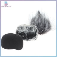 < beartwo > 1Pc Foam Mic Wind Cover Furry Windscreen Muff For ZOOM H5 H6 Recorder Microphone New