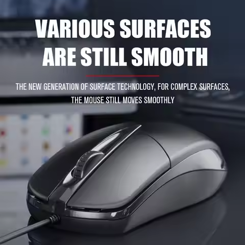 USB Wired Computer Mouse Optical Mouse Gamer PC Laptop Notebook Computer Mouse Mice for Office Home 