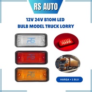 12V 24V LED Bulb Type B10M Side Marker Lamp Truck Lorry Trailer Lampu Tepi Volvo Scania Isuzu Lori 2